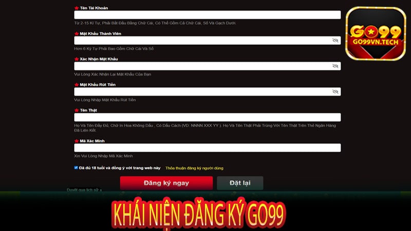 Khái niện đăng ký Go99